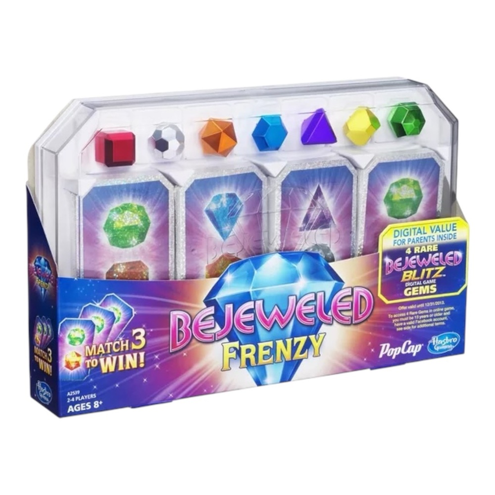 Bejeweled Frenzy Card Game 2013 Hasbro Set Colourful Gems Jewels Vtg SEALED